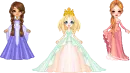 Princess with Her Ladies-In-Waiting!