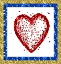 glitter heart