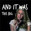 And it was this big