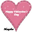 Pink Heart - Happy Valentine's Day 