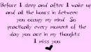 miss you baby