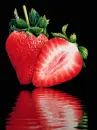 reflecting strawberries