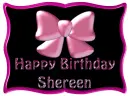 Happy Birthday Shereen