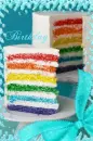 Happy Birthday rainbow cake