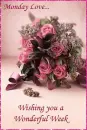 Monday Love~pink roses