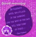 Good morning