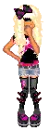blonde doll blinks
