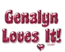 Genalyn Loves it!