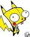 gir dressed as pikachu
