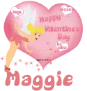 HAPPY VALENTINES DAY/NAME MAGGIE
