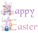 HAPPY EASTER/RABBITS
