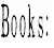 books,