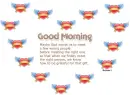 Good morning