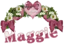 NAME MAGGIE/FLOWERS