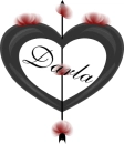 Arrow through heart flowers Darla