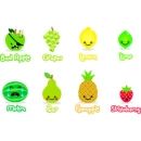 emotianal kawaii fruits.