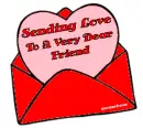 Sending love to friend