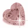 Plummy sparkle heart