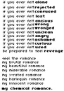 my chemical romance im not okaylyrics.