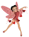 betty boop with hearts