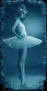ballerina in blue