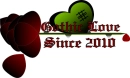 Goth Love Rose Blood Red Black Green Since 2010