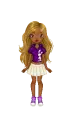 Doll - purple/white