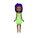 Doll - green