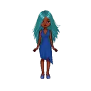 doll - blue