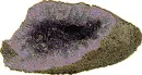 Gold nugget geode