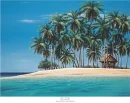 Tiki Hut Island Art