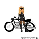 Biker girl by Dawn-Marie