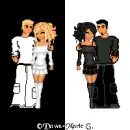 Black & White couple by Dawn-Marie