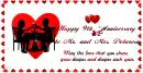 happy 9th anniversary to mr. and mrs. delarosa