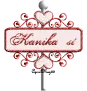 red heart street sign kanika