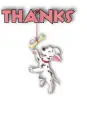 thanks:dalmation jumping for bone