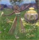 happy spring fairy