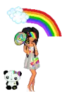 rainbow doll