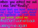 Girl doesn't love you