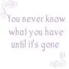 Never Know