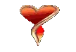 orange twist heart