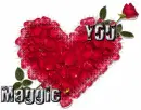 red heart Maggie