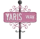 pink street sign yaris WAY
