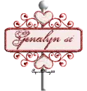 red heart street sign genalyn