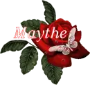 Butterfly Red Rose, Maythe