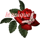 Butterfly Red Rose - Monique