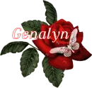 Butterfly Red Rose - Genalyn