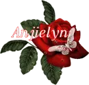 Butterfly Red Rose - Anjielyn