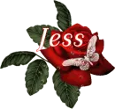 Butterfly Red Rose - Jess