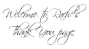 welcome to rachel's thank you page